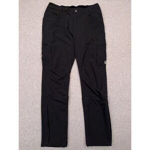 Tragur Tough & Technical Climbing Pants Women's 10 Black Cargo Stretch Mid-Rise‎